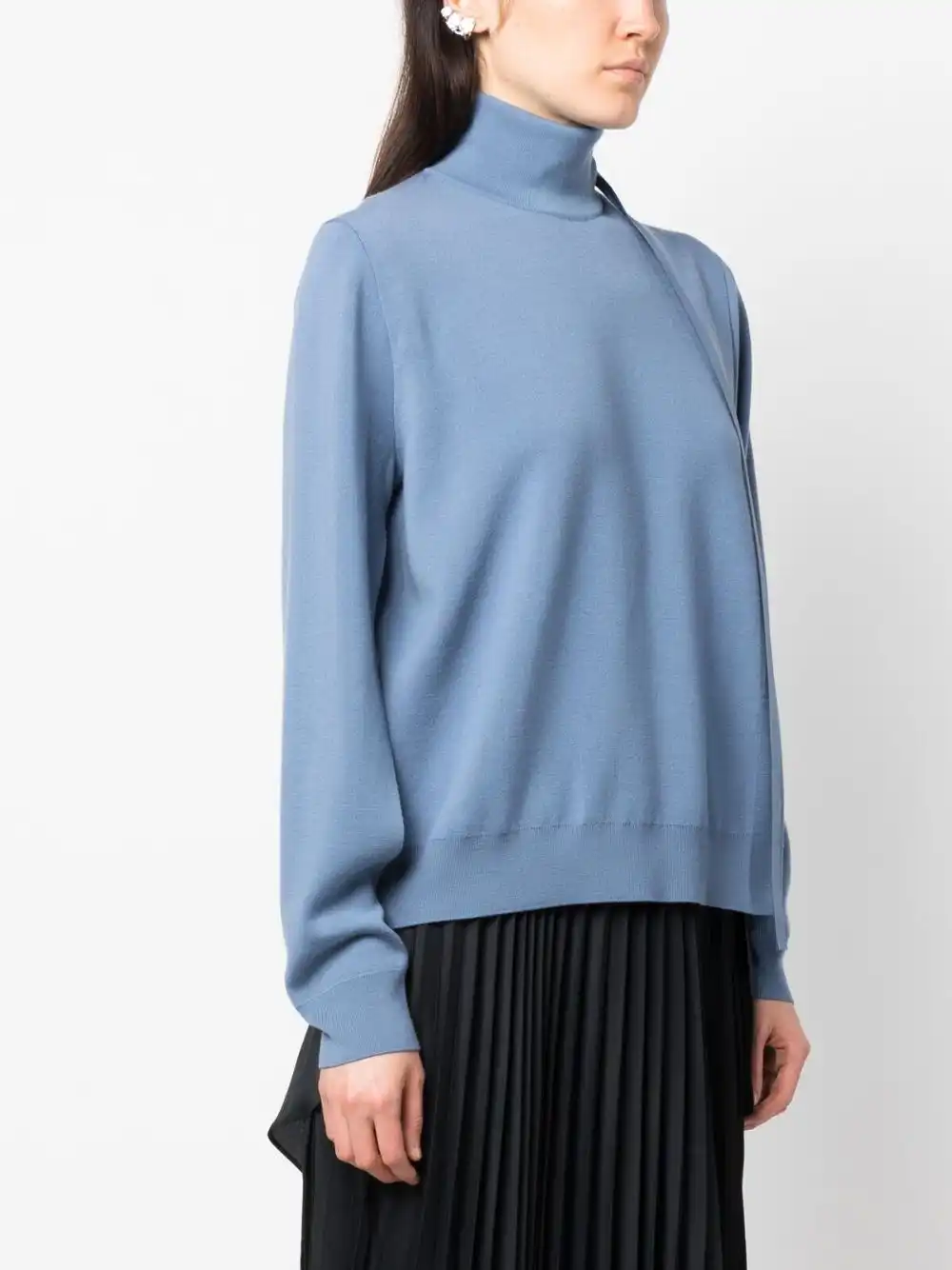 Cheap FENDI logo-detail wool sweater