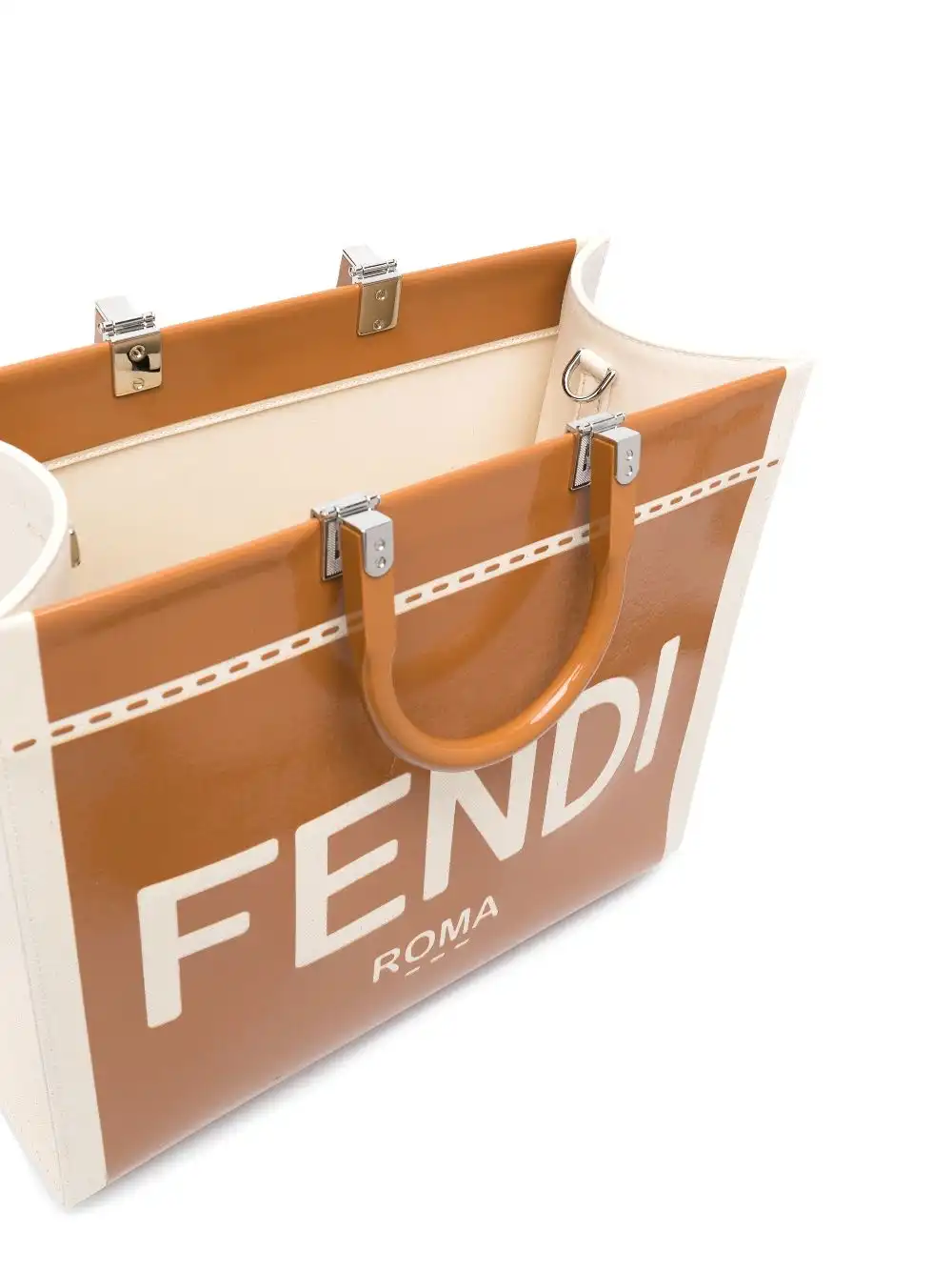 Affordable FENDI logo-print tote bag