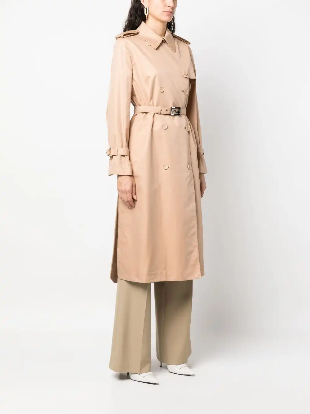 Affordable FENDI belted trench coat