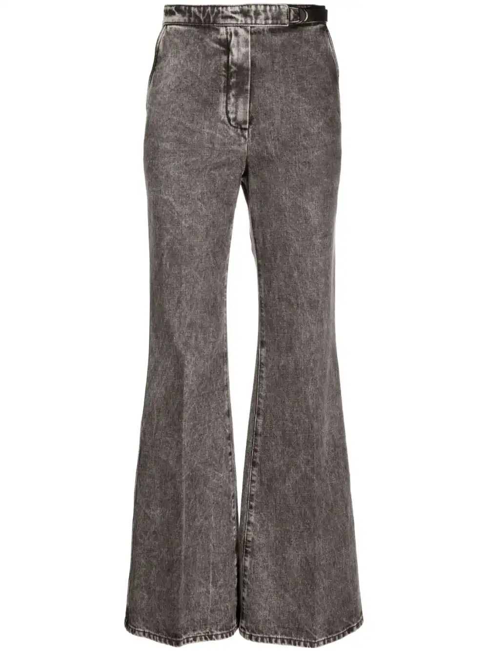 Affordable FENDI belted flared jeans