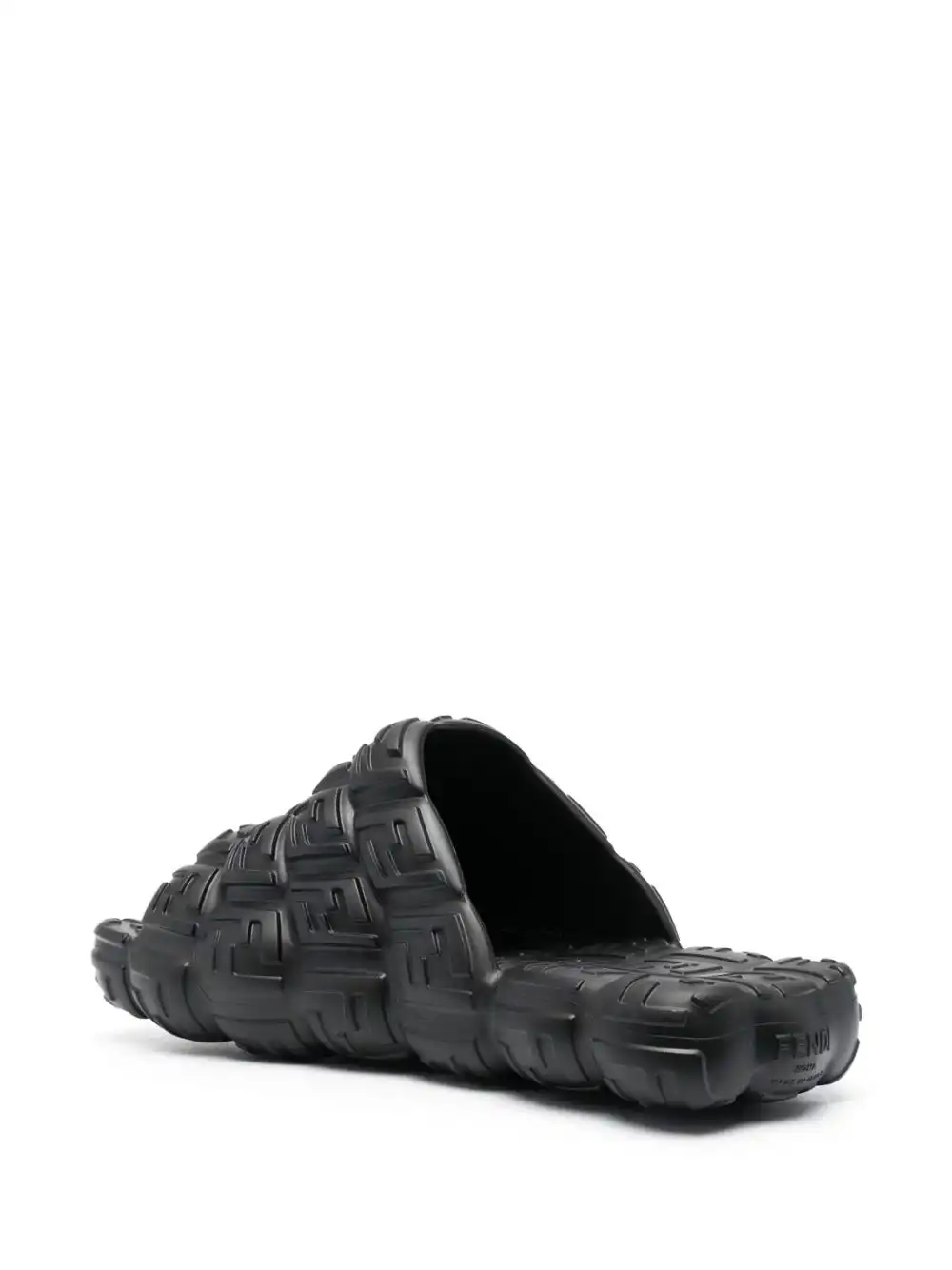 Cheap FENDI debossed-logo slip-on slides