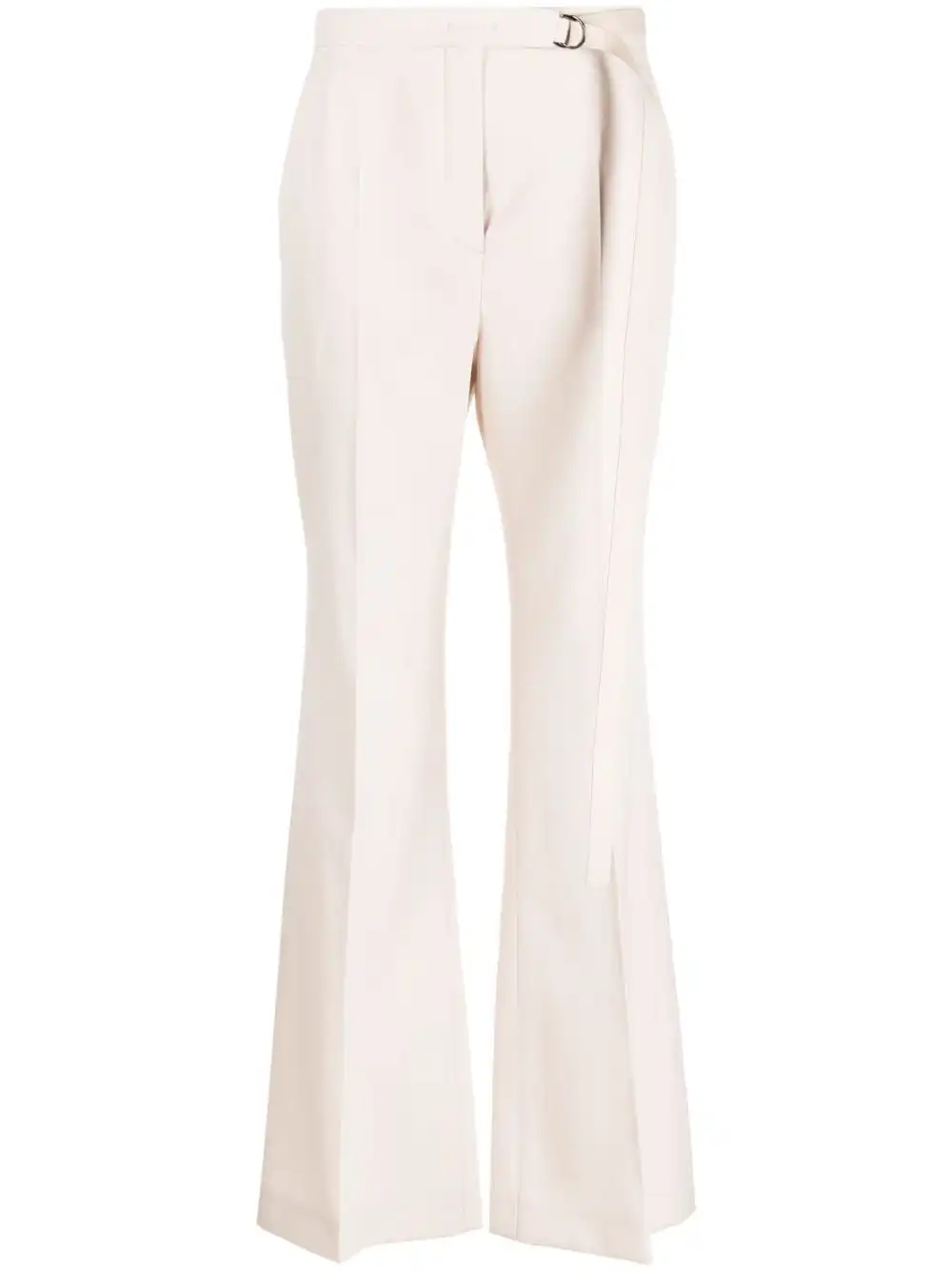 Affordable FENDI high-waisted wool flared trousers