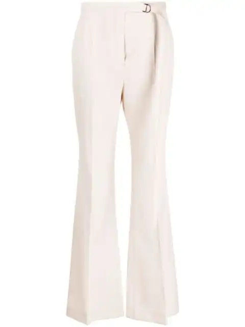 FENDI high-waisted wool flared trousers