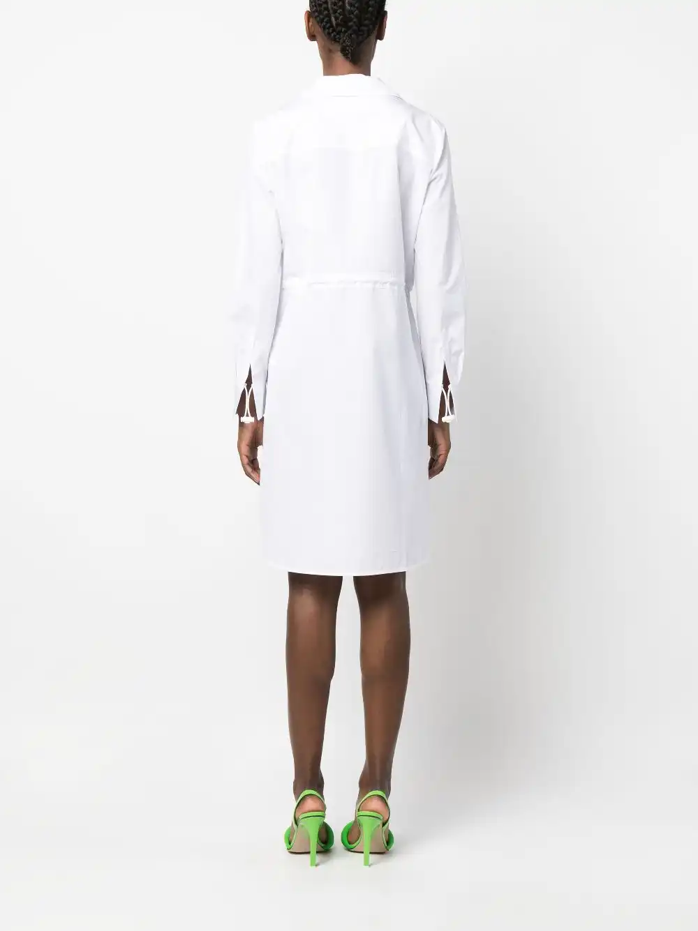 Cheap FENDI drawstring-waist cotton dress