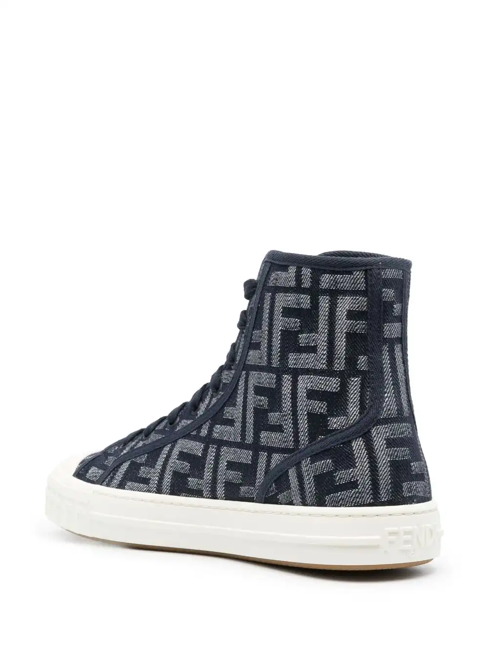 Affordable FENDI Domino monogram sneakers