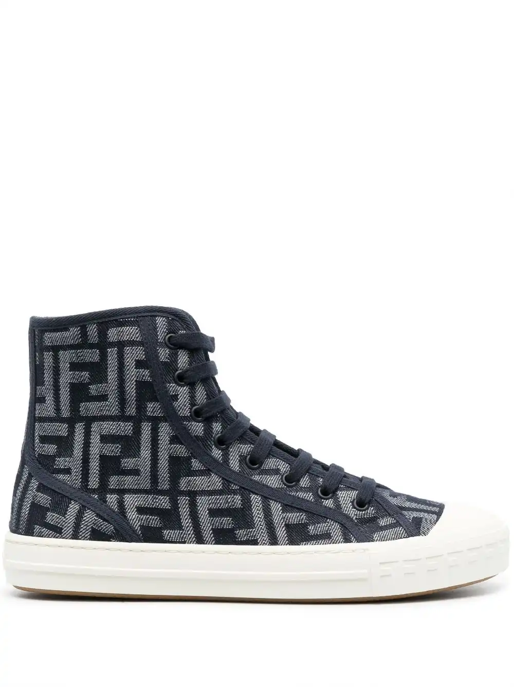 Affordable FENDI Domino monogram sneakers