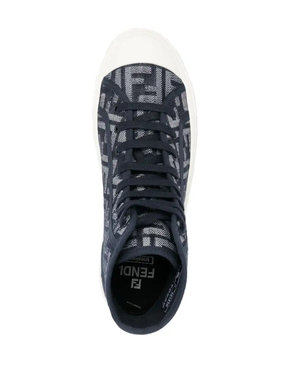 Affordable FENDI Domino monogram sneakers