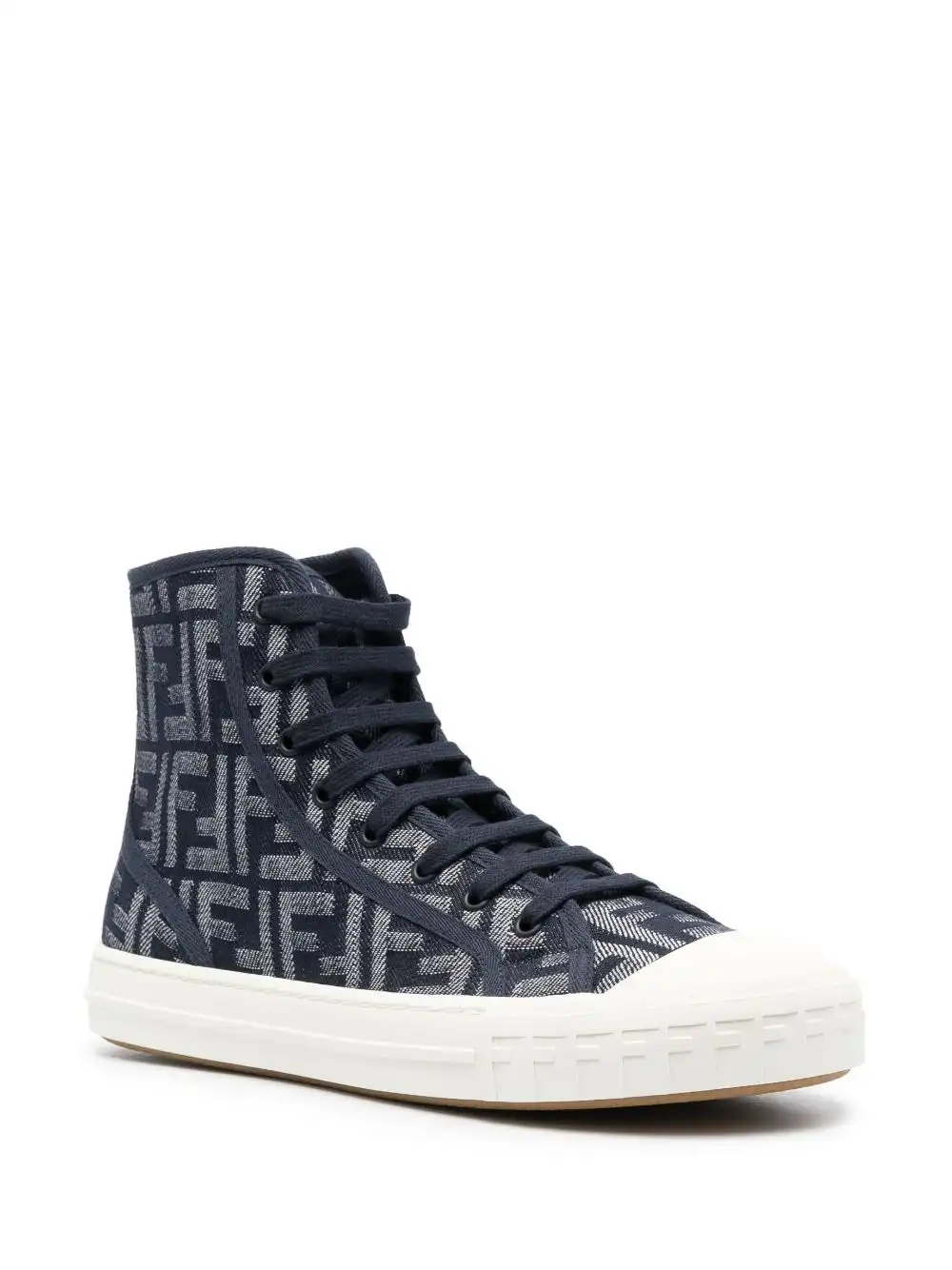 Affordable FENDI Domino monogram sneakers