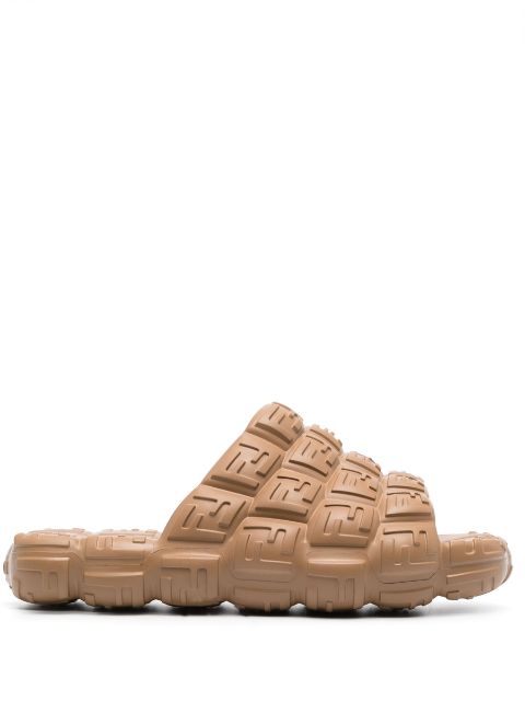 FENDI Cloud logo-embossed slides