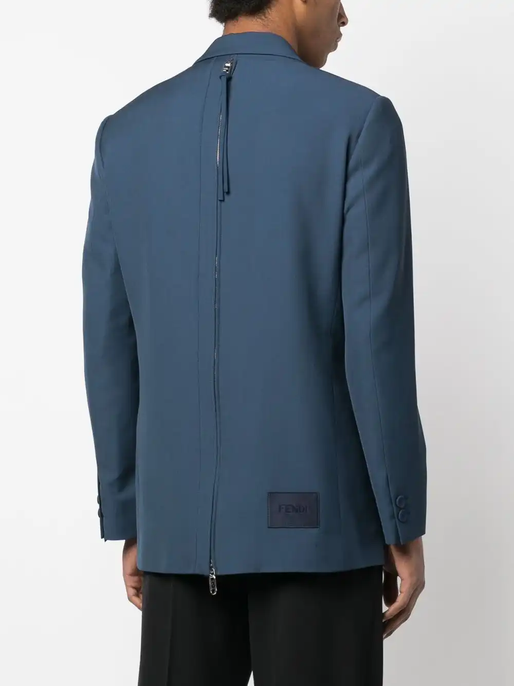 Affordable FENDI peak-lapels single-breasted blazer