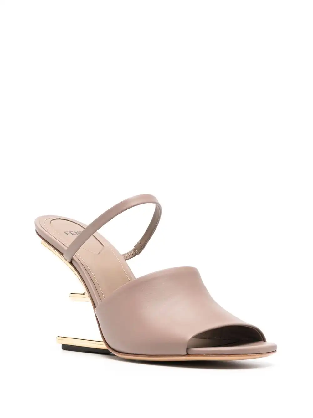 Affordable FENDI 110mm wedge-heel mules