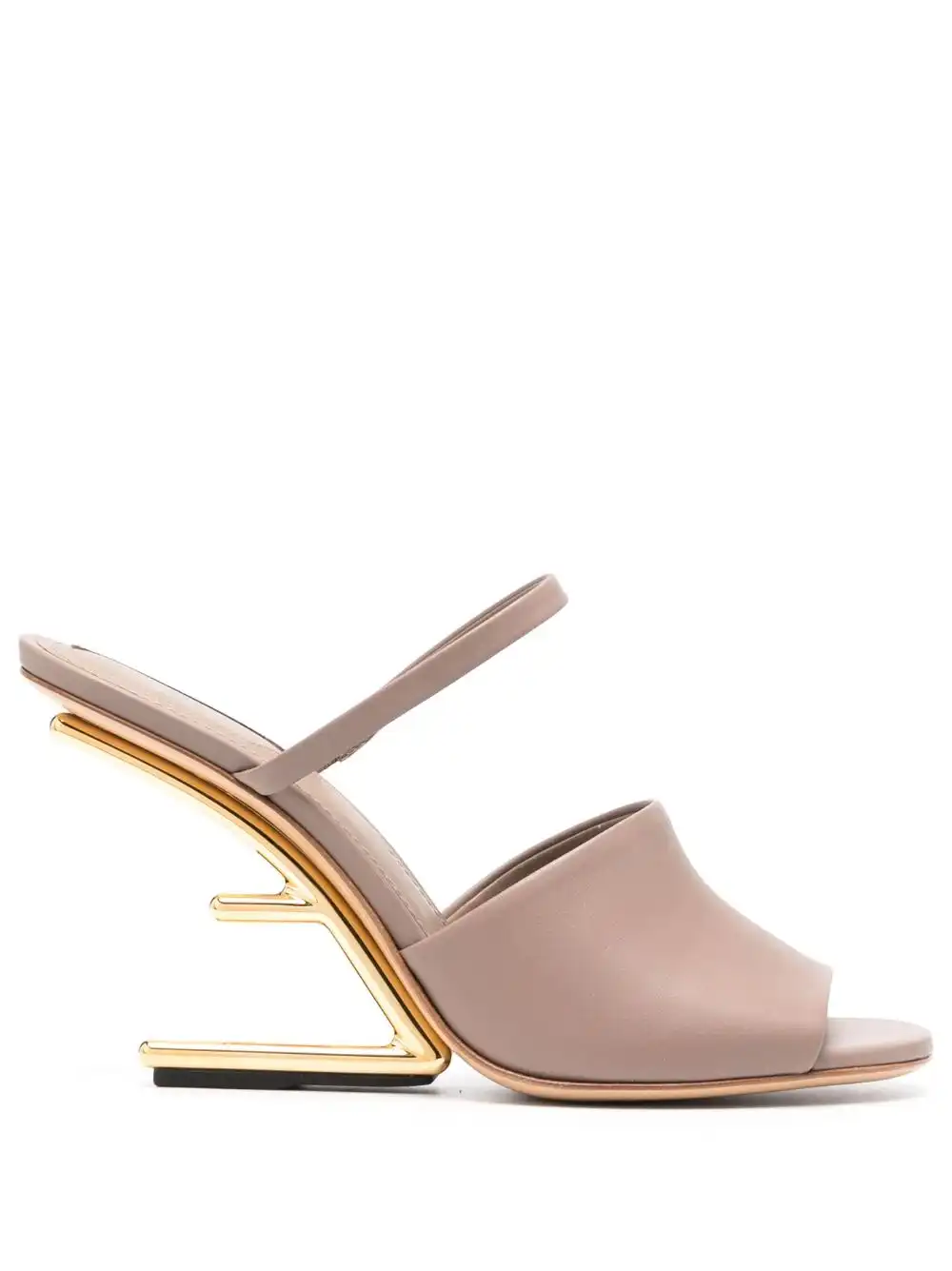 Affordable FENDI 110mm wedge-heel mules