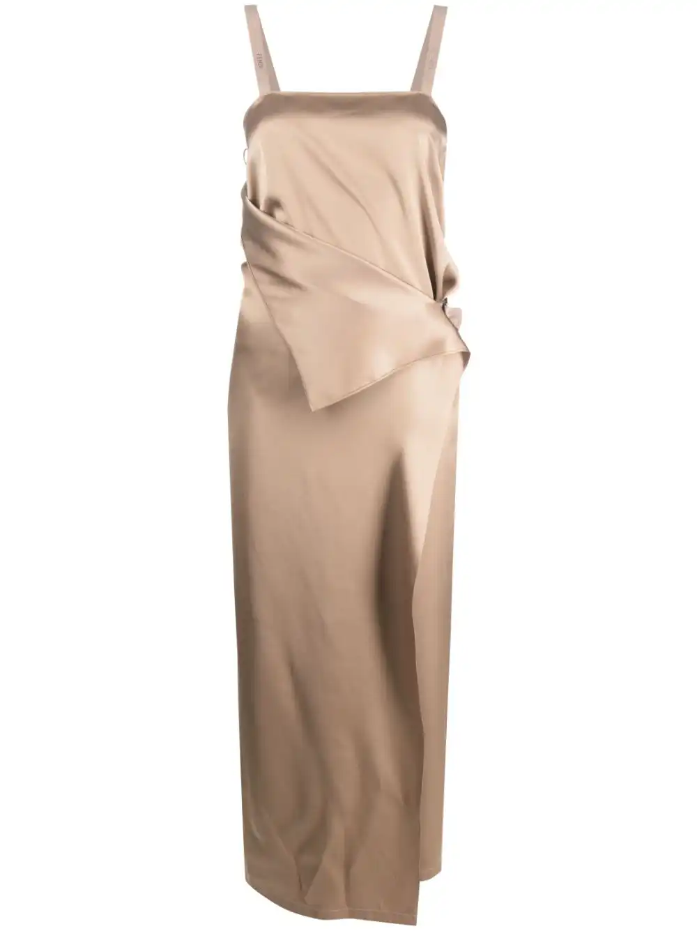 Cheap FENDI tie-waist silk maxi dress