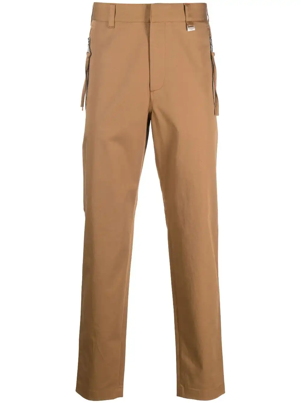 Affordable FENDI mid-rise straight-leg trousers