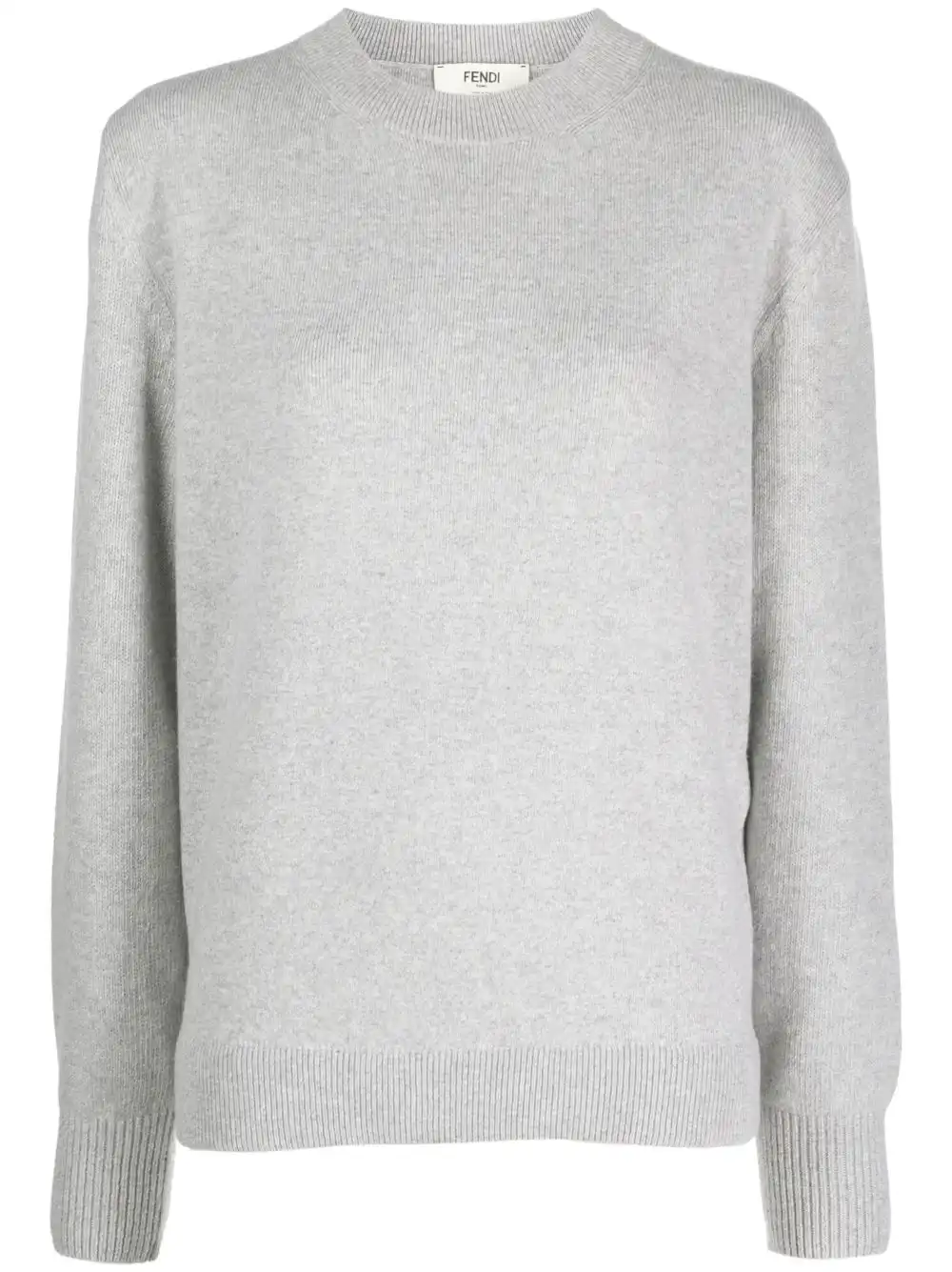 Cheap FENDI crew-neck wool-blend jumper