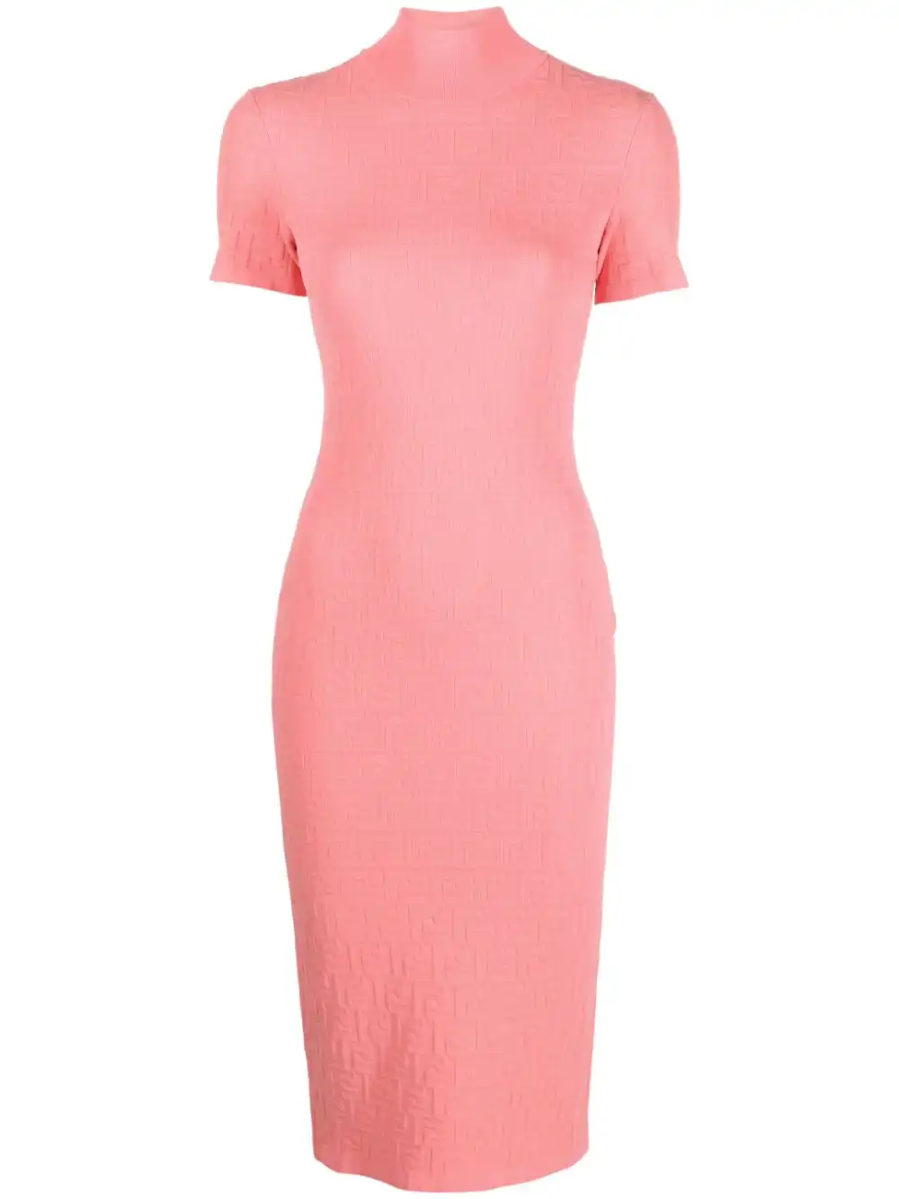 Affordable FENDI FF jacquard-knit midi dress