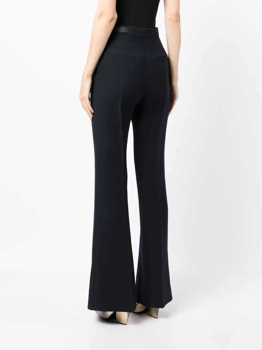 Cheap FENDI pressed-crease tailored trousers