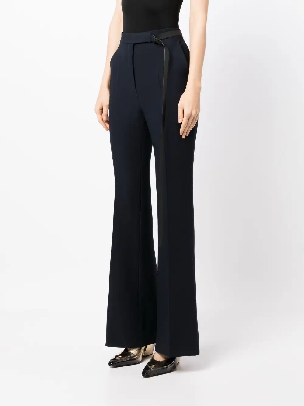 Cheap FENDI pressed-crease tailored trousers