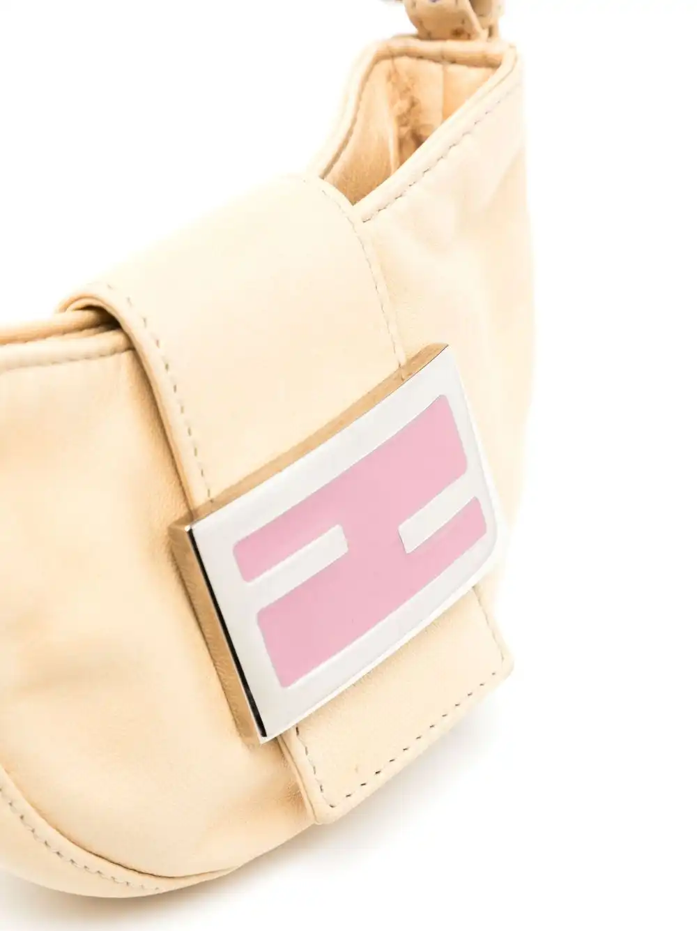 Affordable Fendi mini FF plaque Croissant handbag