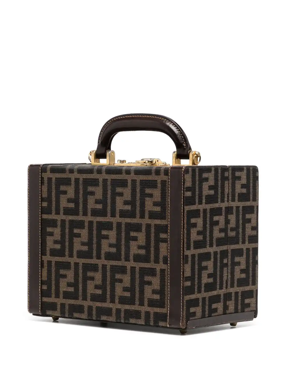 Affordable Fendi 1990-2000s Zucca two-way vanity bag