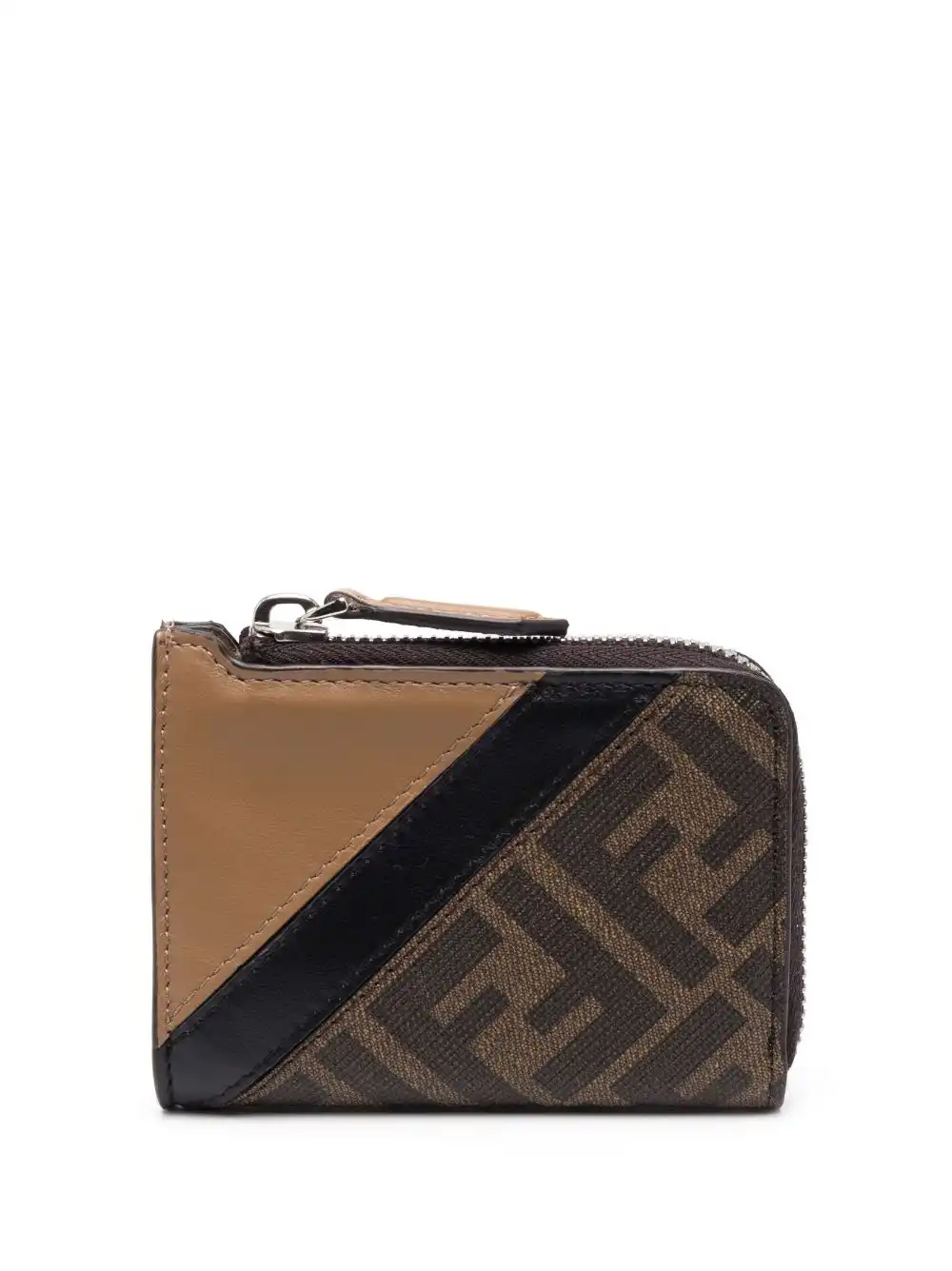 Affordable FENDI monogram-print leather wallet