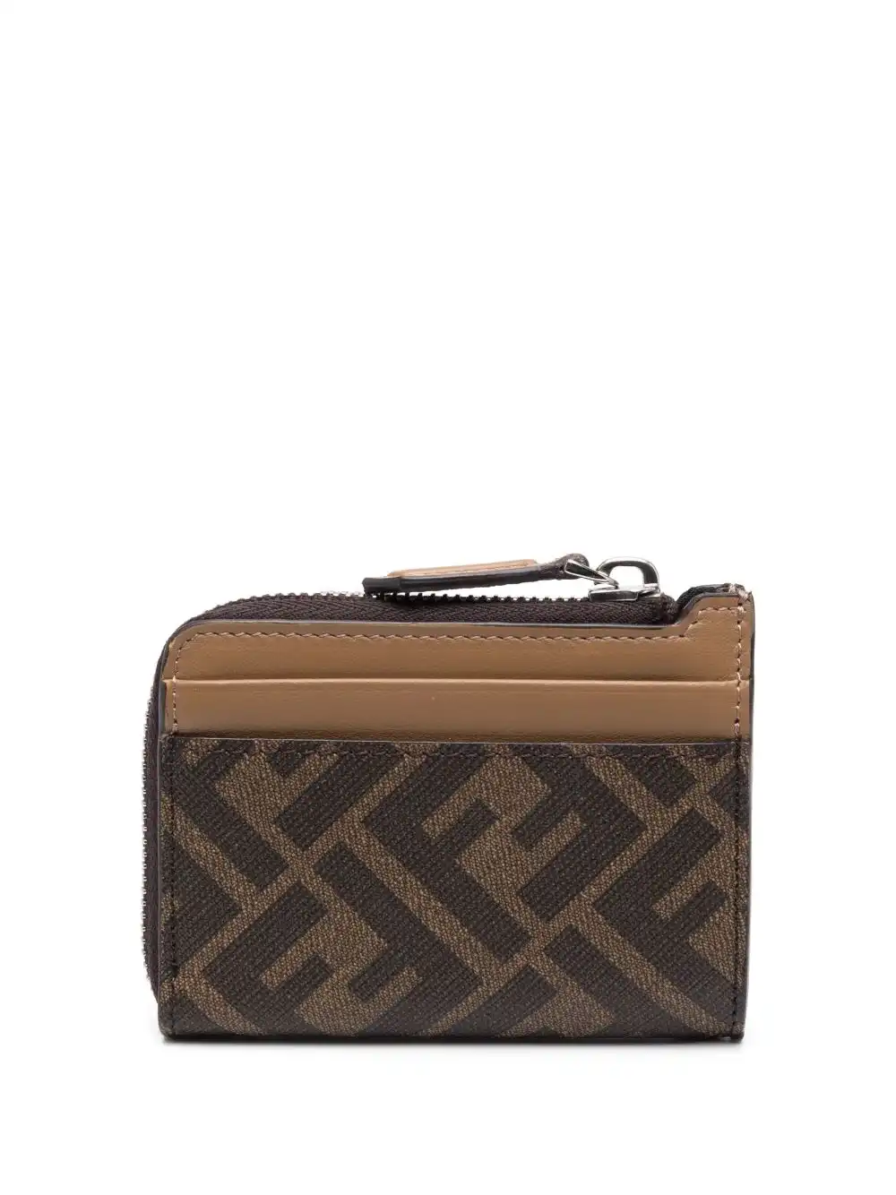 Affordable FENDI monogram-print leather wallet