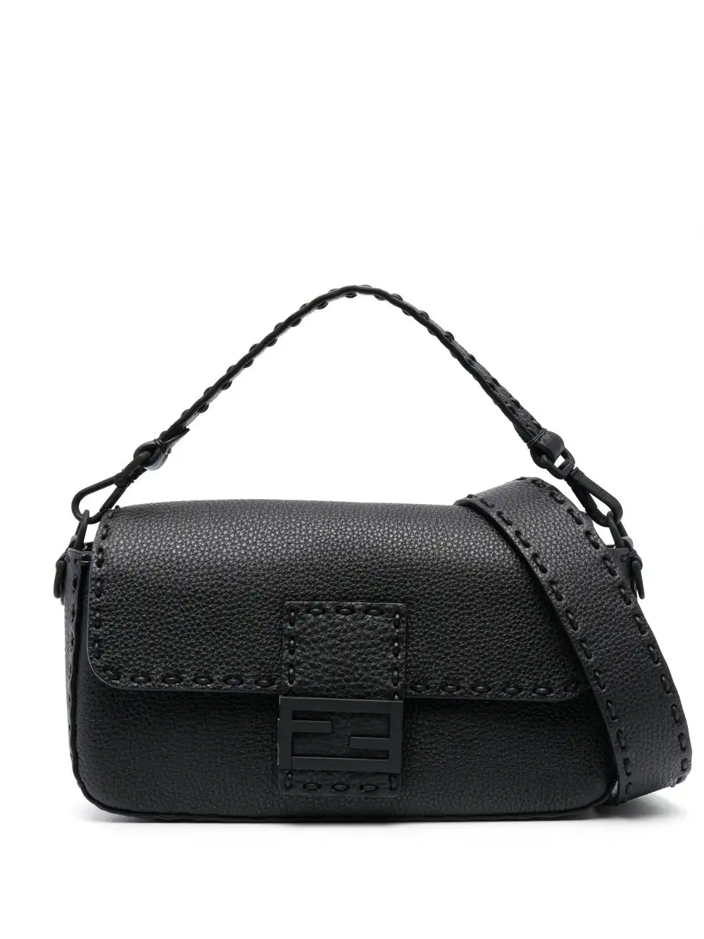 Cheap FENDI Selleria leather shoulder bag