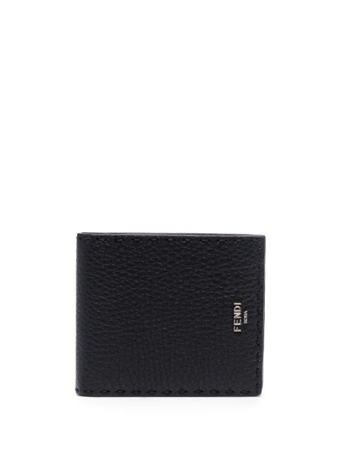 FENDI logo-lettering bi-fold wallet