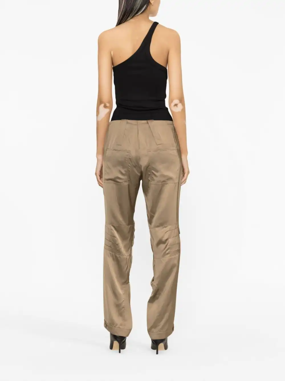 Affordable FENDI satin cargo trousers