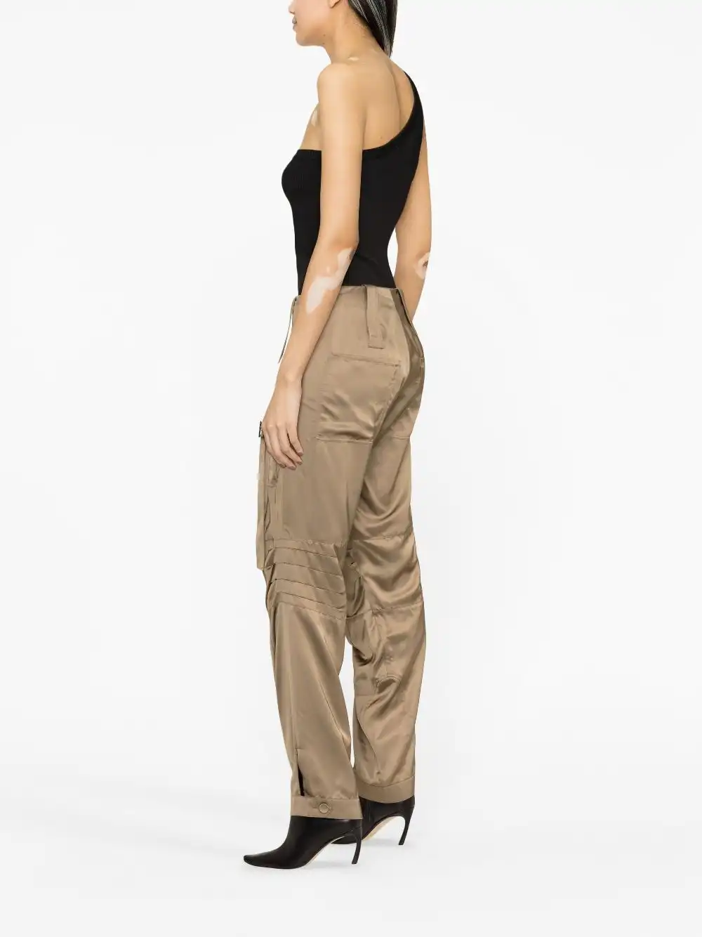 Affordable FENDI satin cargo trousers