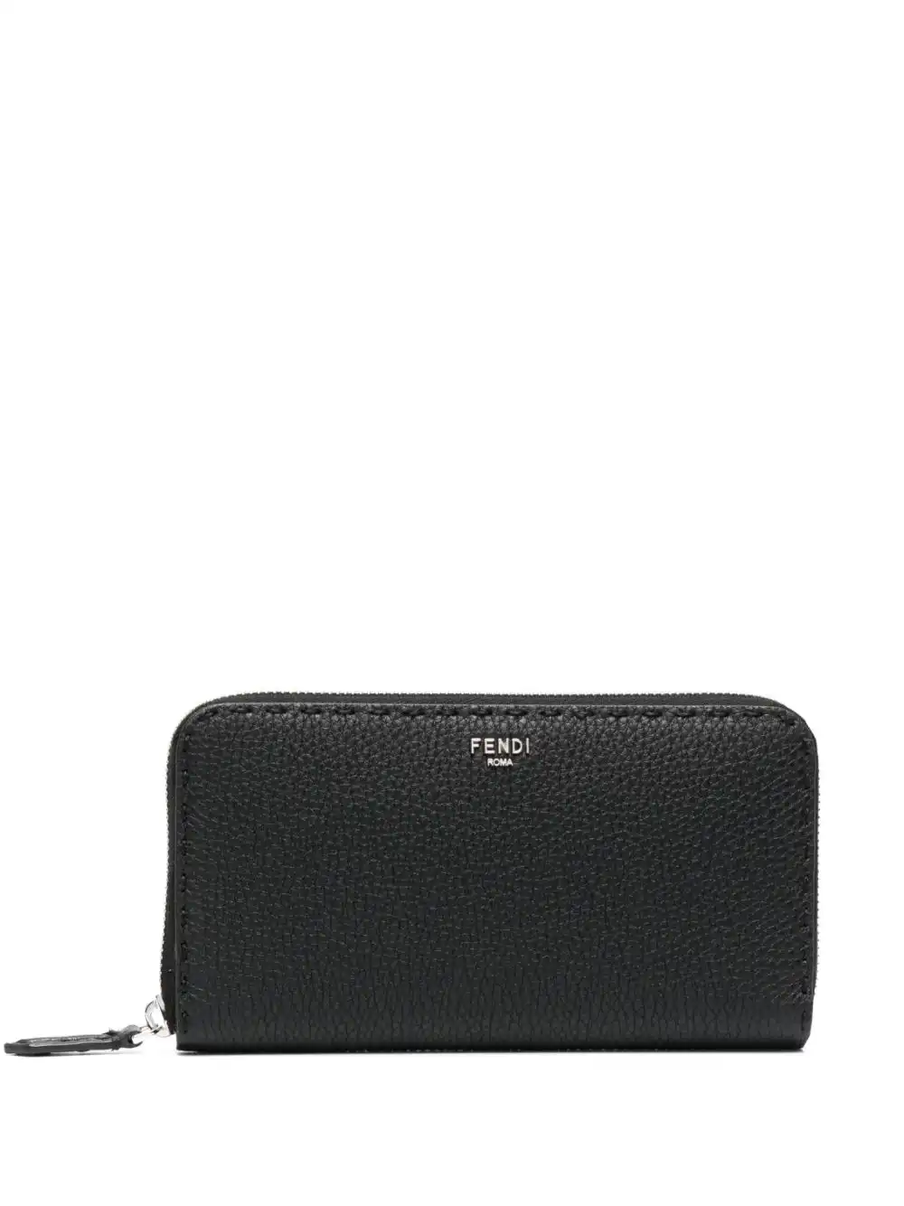 Cheap FENDI logo-plaque leather zipped wallet