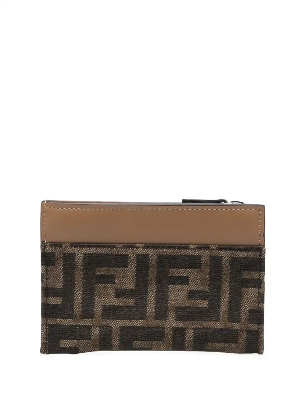 Cheap FENDI monogram-print leather cardholder