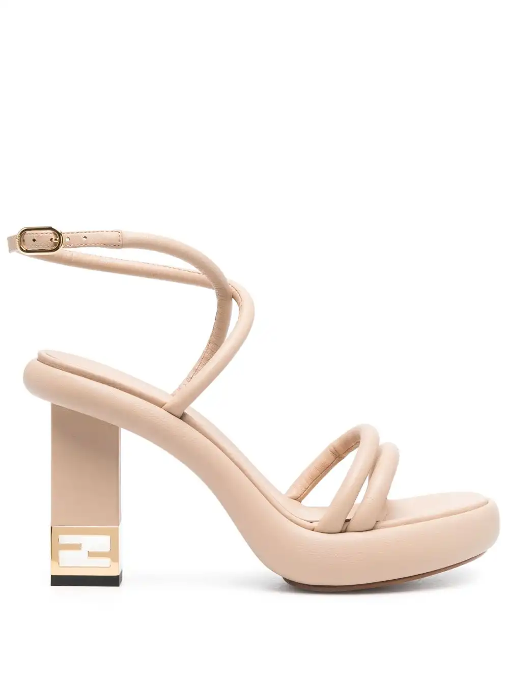 Cheap FENDI Baguette leather sandals