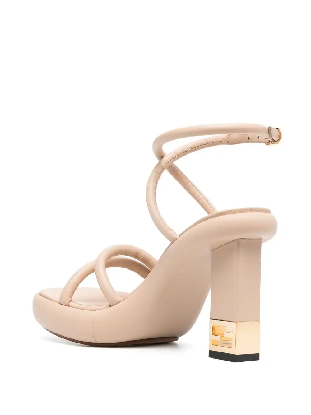 Cheap FENDI Baguette leather sandals