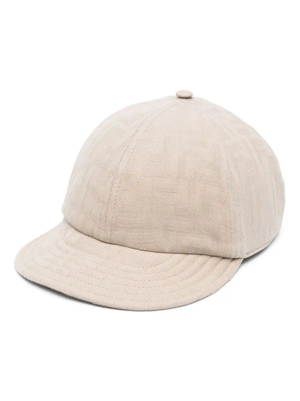 Affordable FENDI FF-motif cotton baseball cap