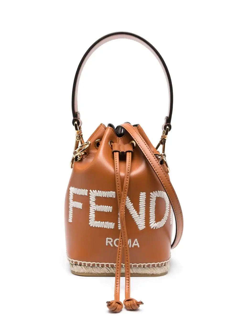 Affordable FENDI small Mon Tresor leather bucket bag