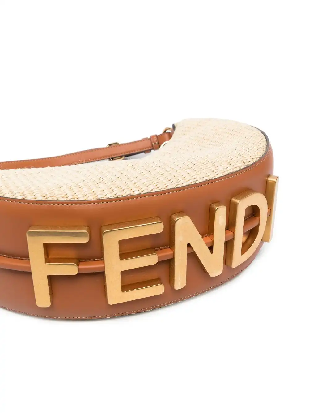 Affordable FENDI small Fendigraphy interwoven bag