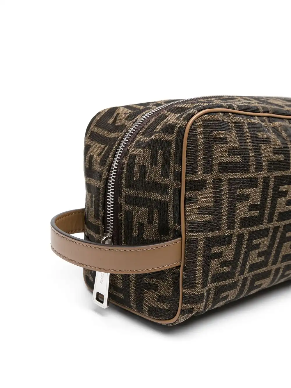 Cheap FENDI FF-motif wash bag