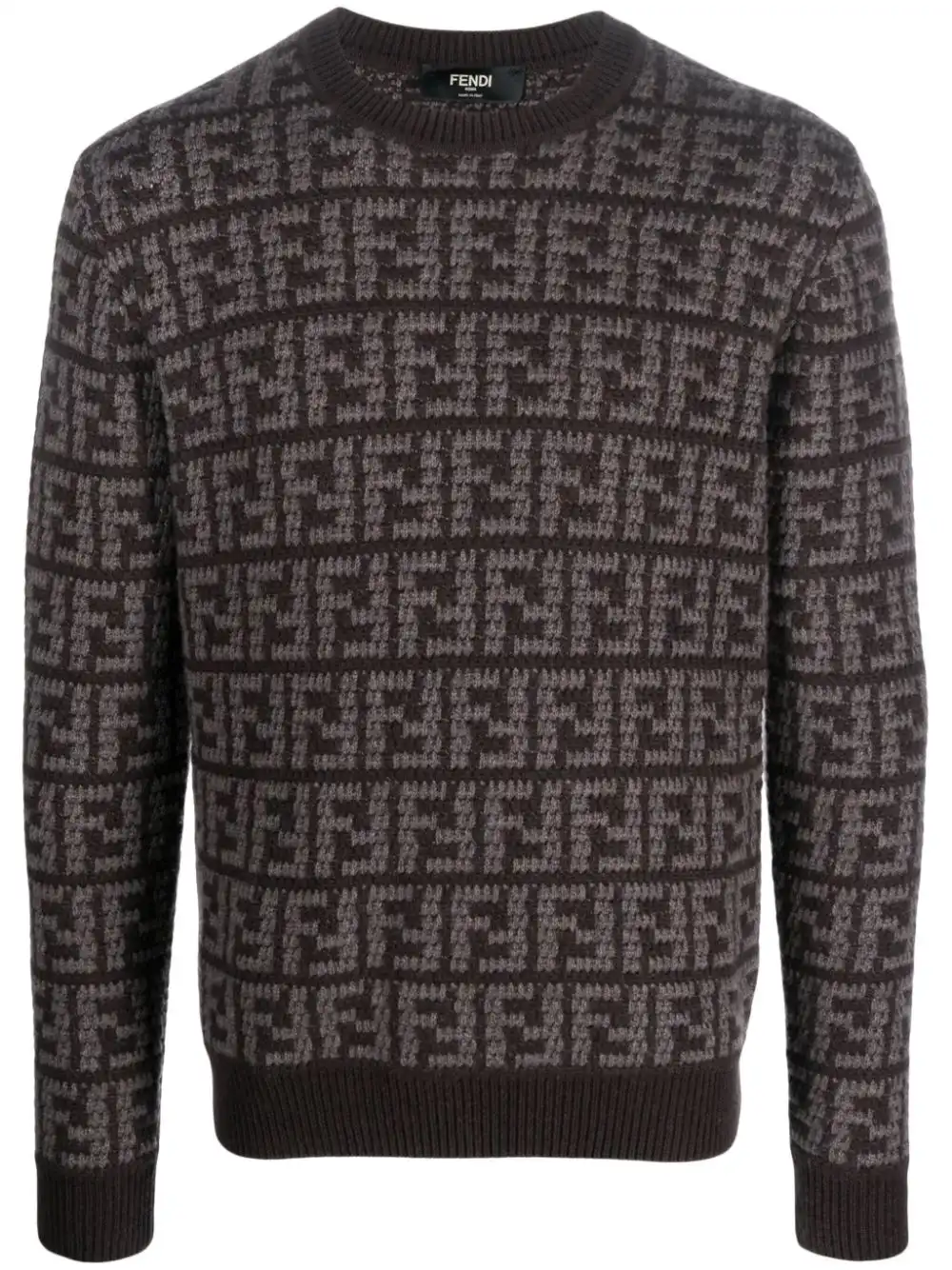 Cheap FENDI FF-motif cashmere jumper