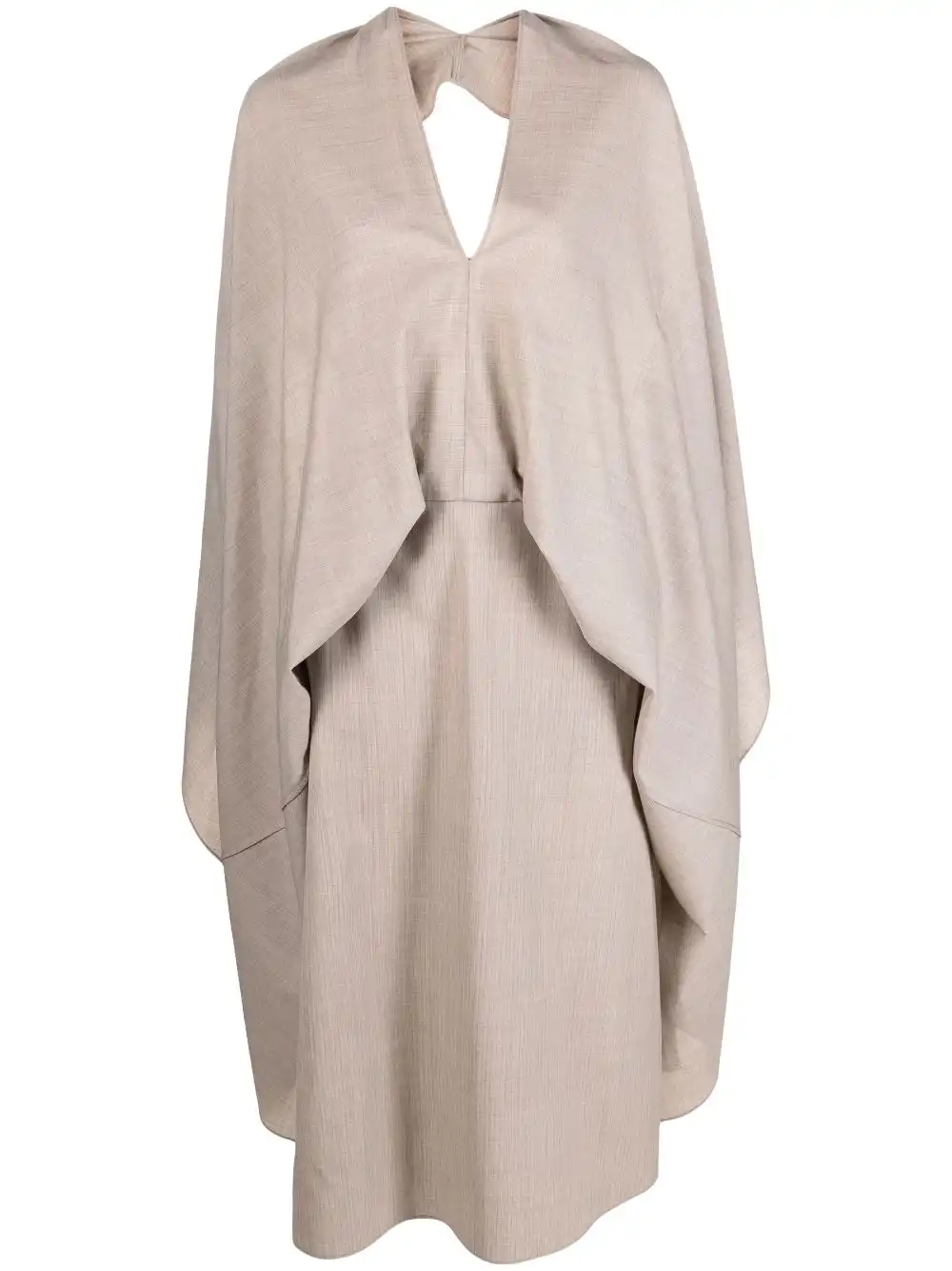 Cheap FENDI cut-out draped wool dress