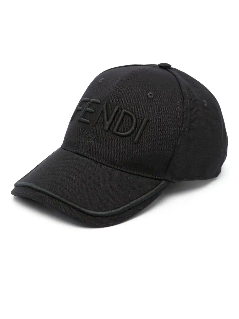 Affordable FENDI logo-embroidered baseball cap