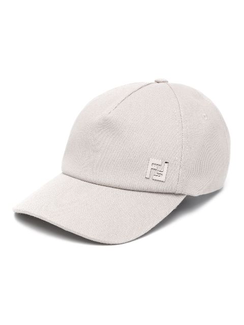 FENDI logo-embossed cotton cap