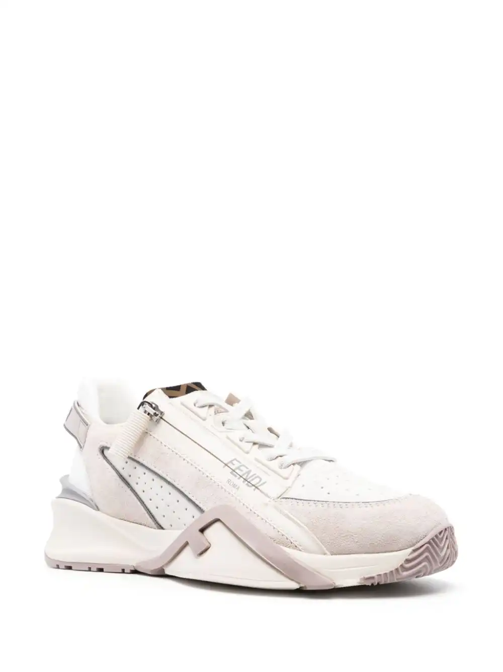 Affordable FENDI Flow panelled low-top sneakers