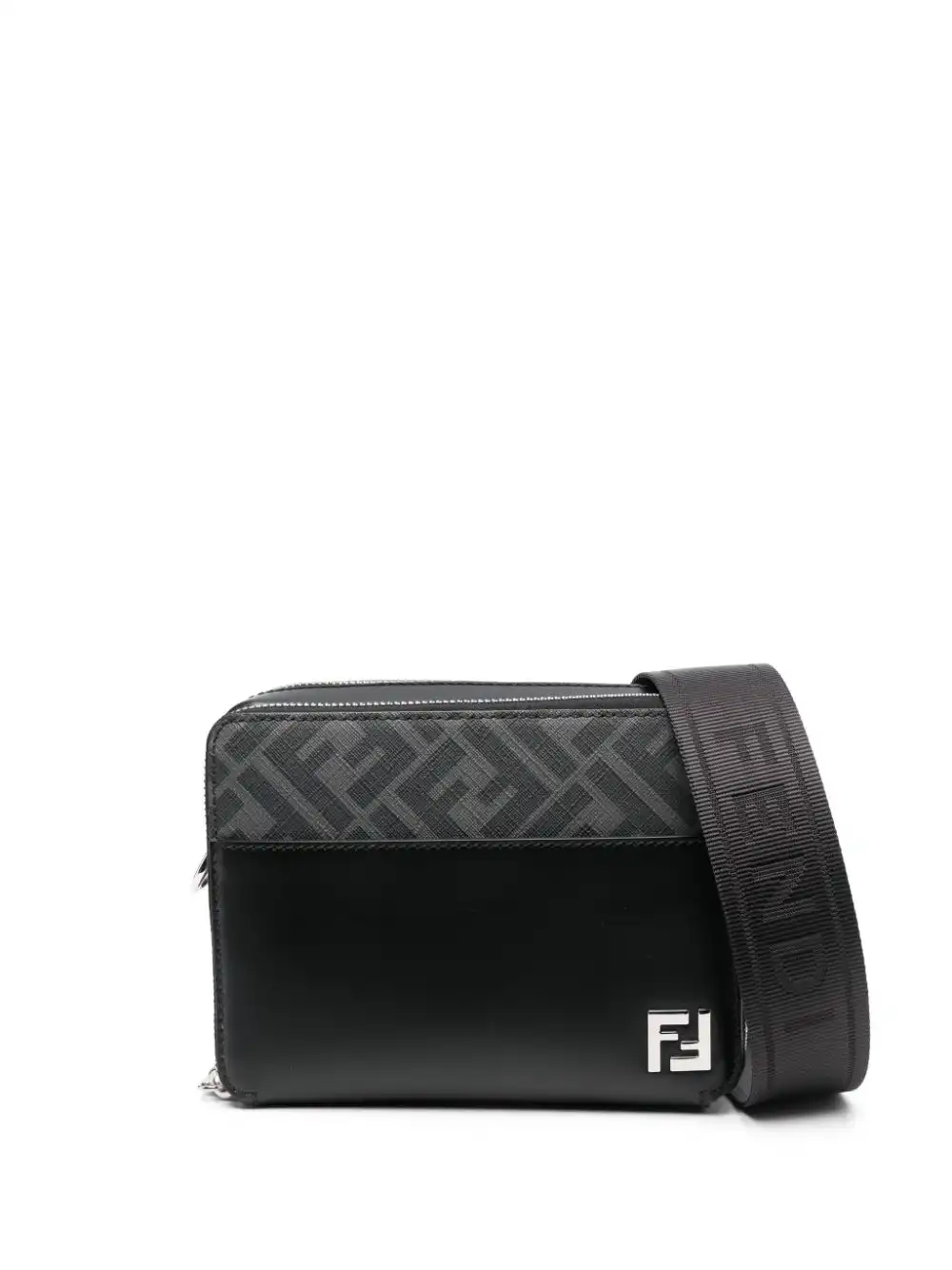 Cheap FENDI FF Organizer leather shoulder bag