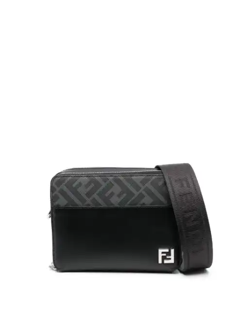 Cheap FENDI FF Organizer leather shoulder bag