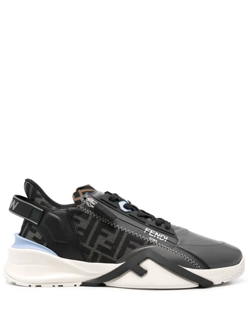 Cheap FENDI Flow panelled slip-on sneakers