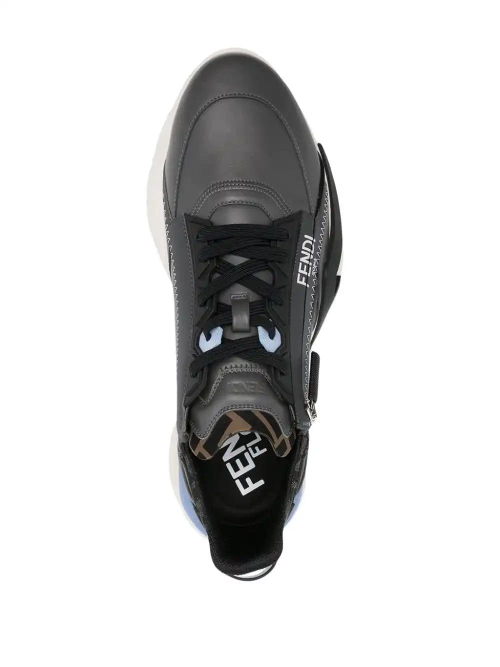 Cheap FENDI Flow panelled slip-on sneakers