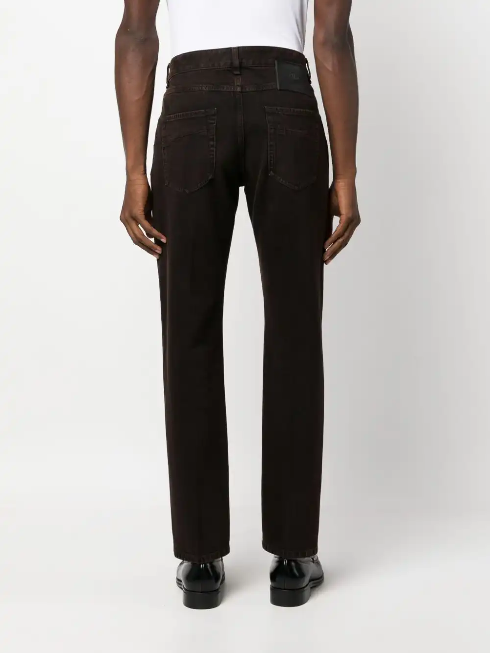 Affordable FENDI mid-rise straight-cut jeans