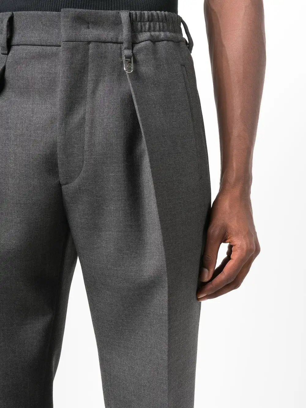 Affordable FENDI tapered virgin wool trousers