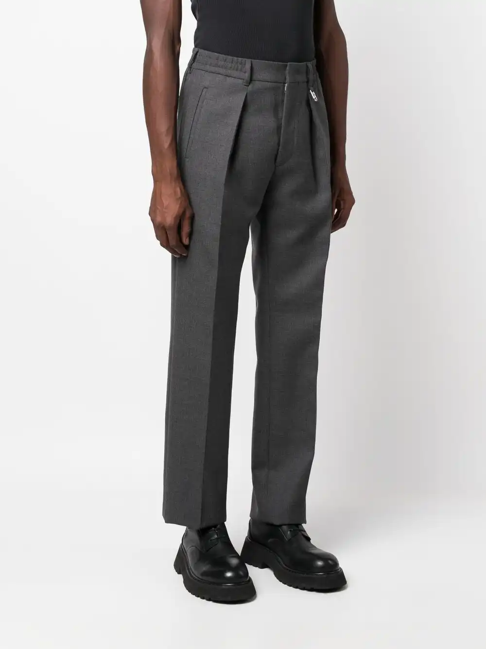 Affordable FENDI tapered virgin wool trousers